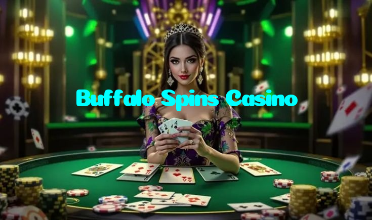 Buffalo Spins Casino casino presented on mobile device in Pakistan with slots and live games